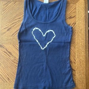 Blue Heart Tank Top